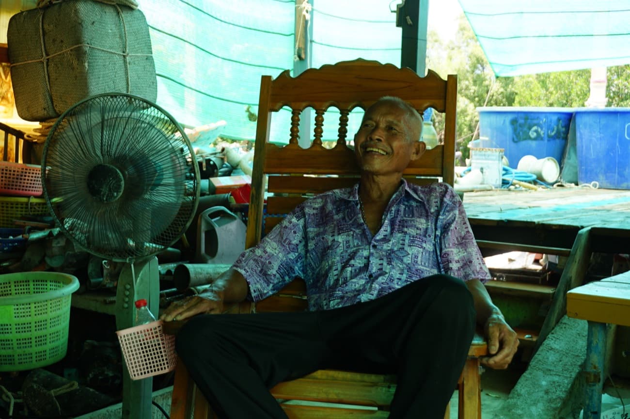 ชาวประมงพื้นบ้านในพื้นที่นำร่อง